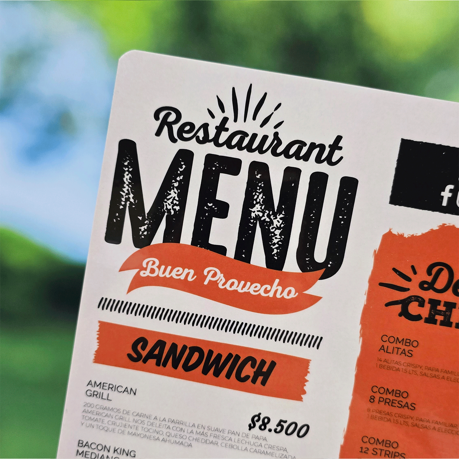 Letrero Menú - Imagen 4