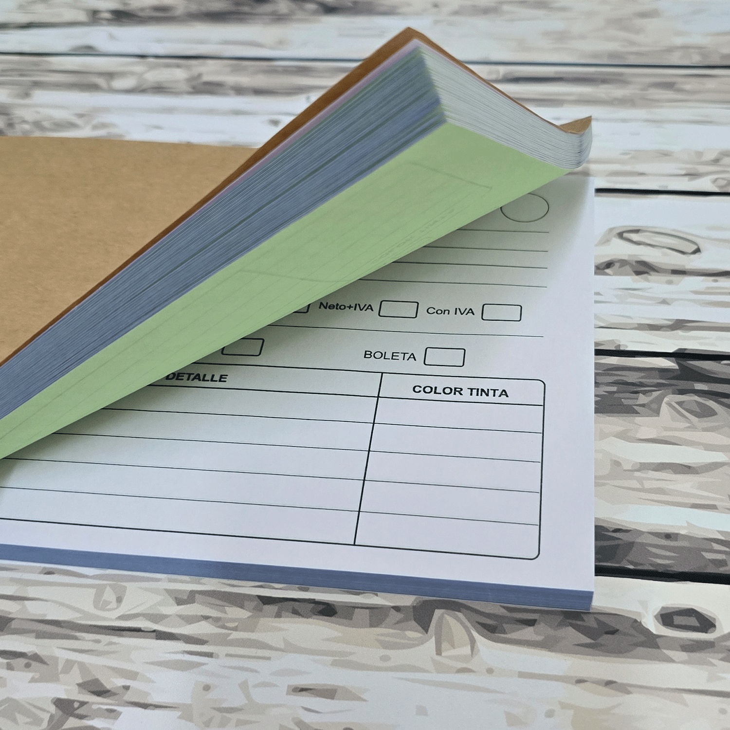 Talonario 1/2 carta - Imagen 2