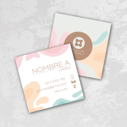 Tarjetas de Visita Cuadradas